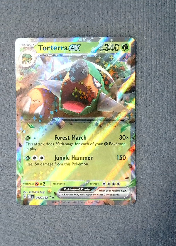 012 Torterra ex Temporal Forces Double Rare NM