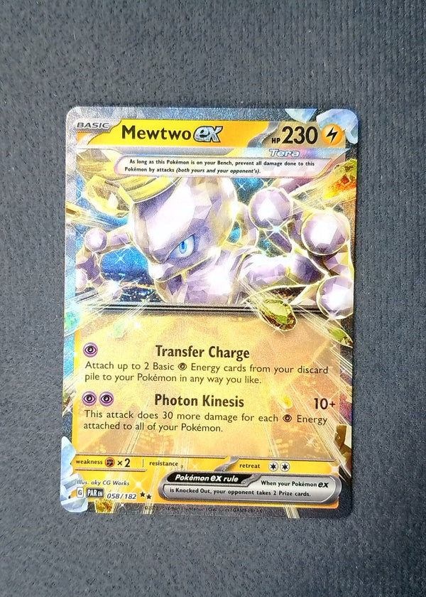 058 Mewtwo ex Paradox Rift Double Rare NM