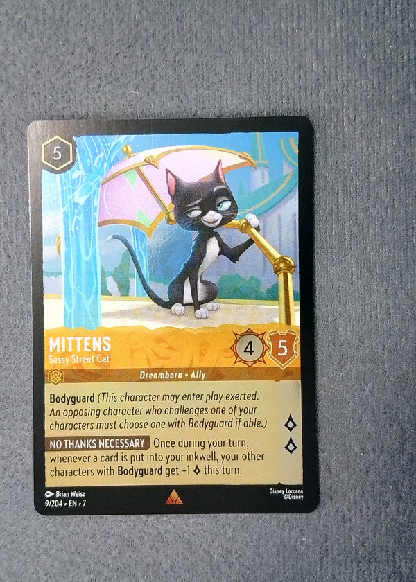 009 Mittens - Sassy Street Cat [Foil] Archazia's Island Rare NM