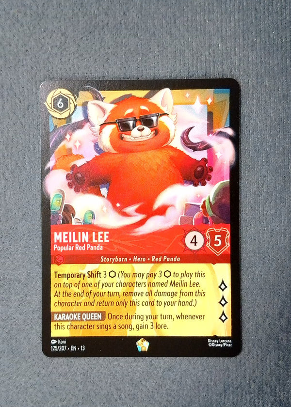 125 Meilin Lee - Popular Red Panda Attack of the Vine! Legendary NM
