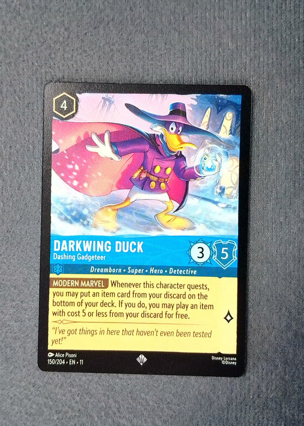 150 Darkwing Duck - Dashing Gadgeteer Winterspell Super Rare NM