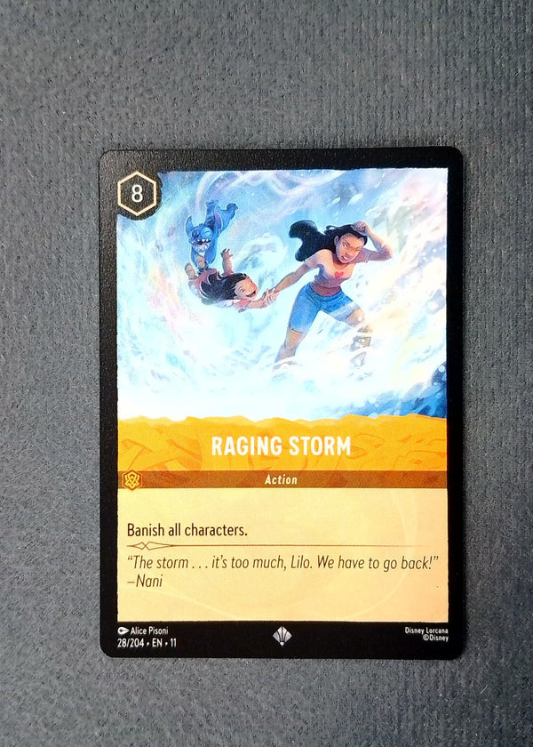 028 Raging Storm Winterspell Super Rare NM