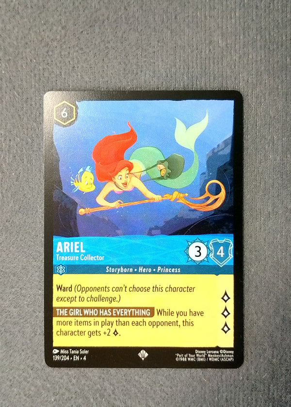 139 Ariel - Treasure Collector Ursula's Return Super Rare NM