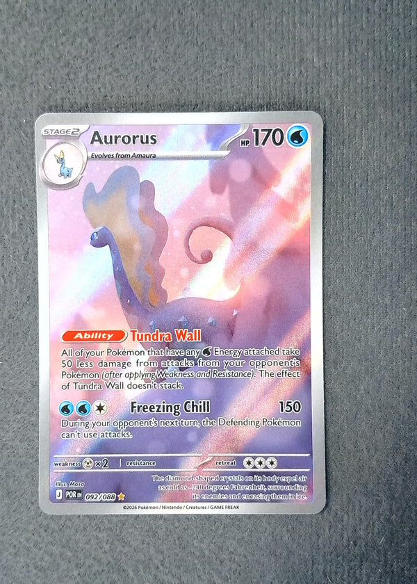 092 Aurorus Perfect Order Illustration Rare NM