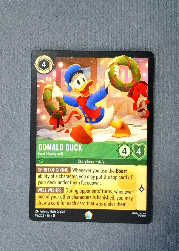 093 Donald Duck - Fred Honeywell Winterspell Legendary NM