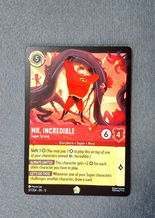 127 Mr. Incredible - Super Strong Wilds Unknown Legendary NM