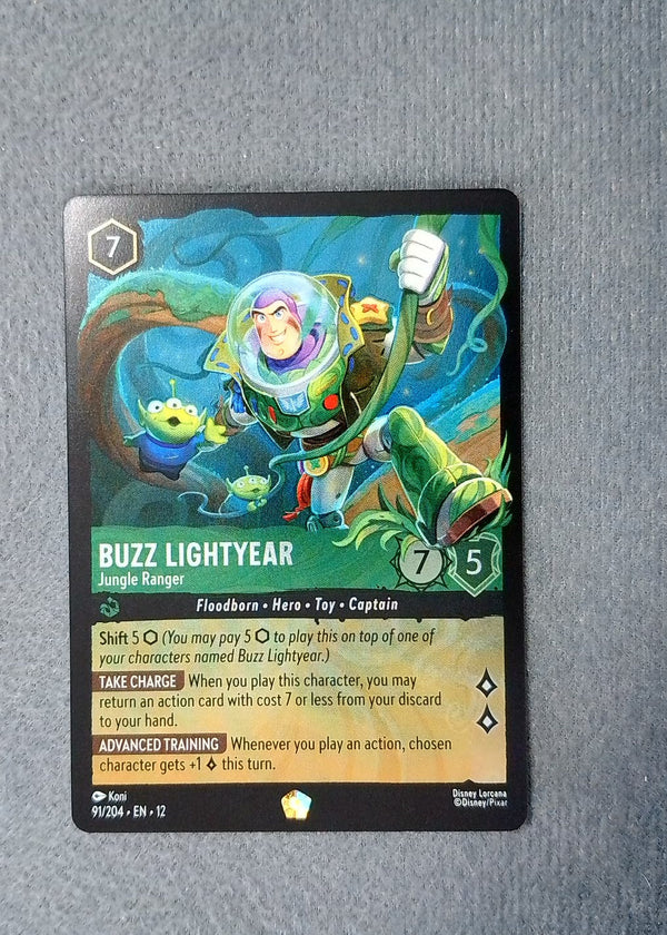 091 Buzz Lightyear - Jungle Ranger [Foil] Wilds Unknown Legendary NM