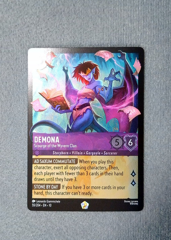 055 Demona - Scourge of the Wyvern Clan [Foil] Whispers in the Well Legendary NM