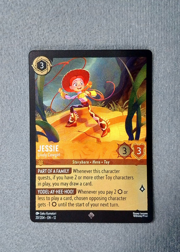 020 Jessie - Lively Cowgirl [Foil] Wilds Unknown Super Rare NM