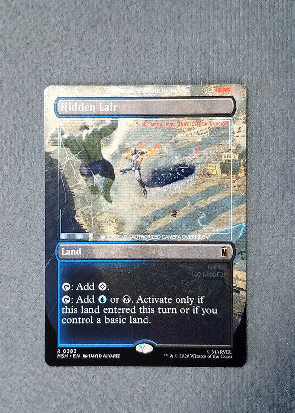 383 Hidden Lair Marvel Super Heroes Rare Normal NM