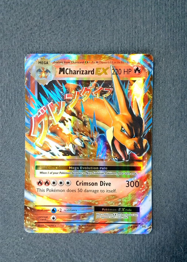 013 M Charizard-EX Evolutions Rare Holo EX DMG