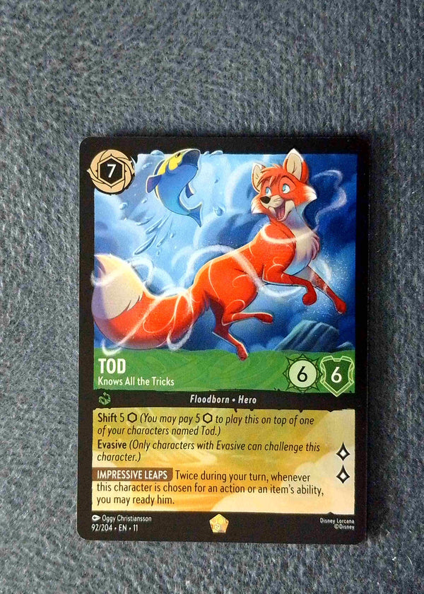 092 Tod - Knows All the Tricks Winterspell Legendary NM