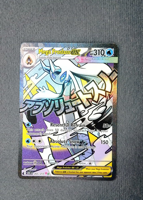 265 Mega Froslass ex Ascended Heroes Mega Attack Rare NM