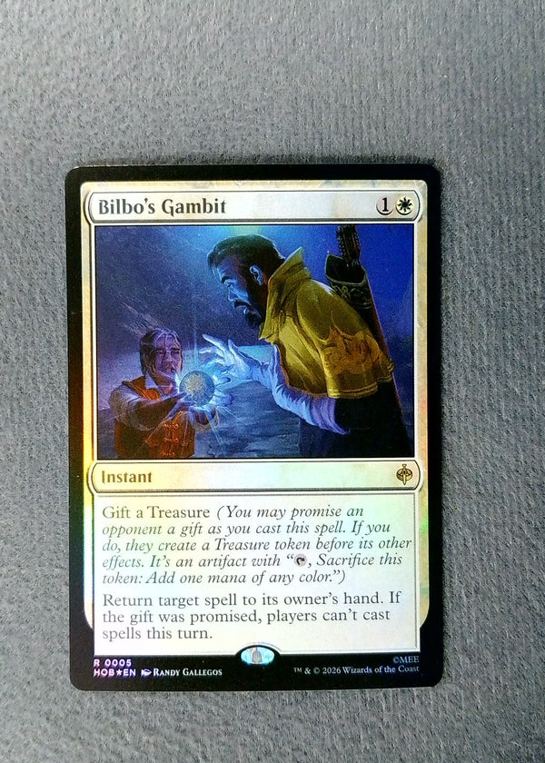 005 Bilbo's Gambit [Foil] The Hobbit Rare Foil NM