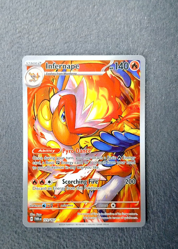 173 Infernape Twilight Masquerade Illustration Rare NM