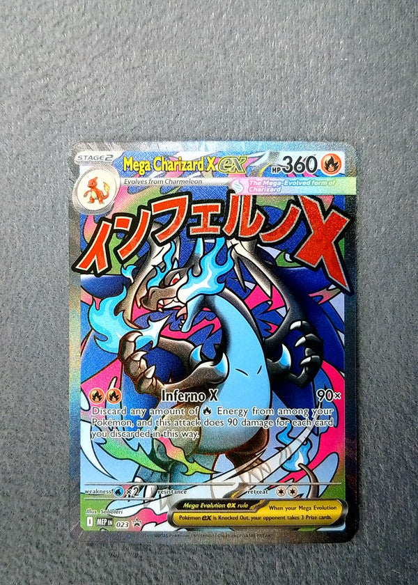 023 Mega Charizard X ex ME Black Star Promos Promo NM