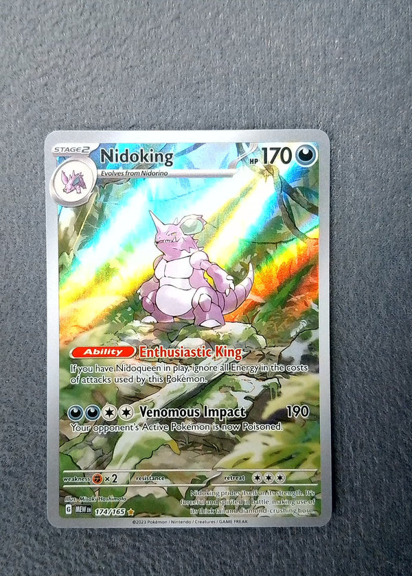 174 Nidoking Scarlet & Violet 151 Illustration Rare NM