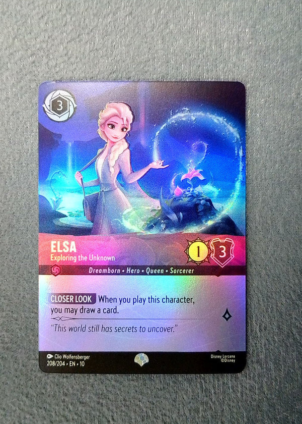 208 Elsa - Exploring the Unknown Whispers in the Well Epic NM