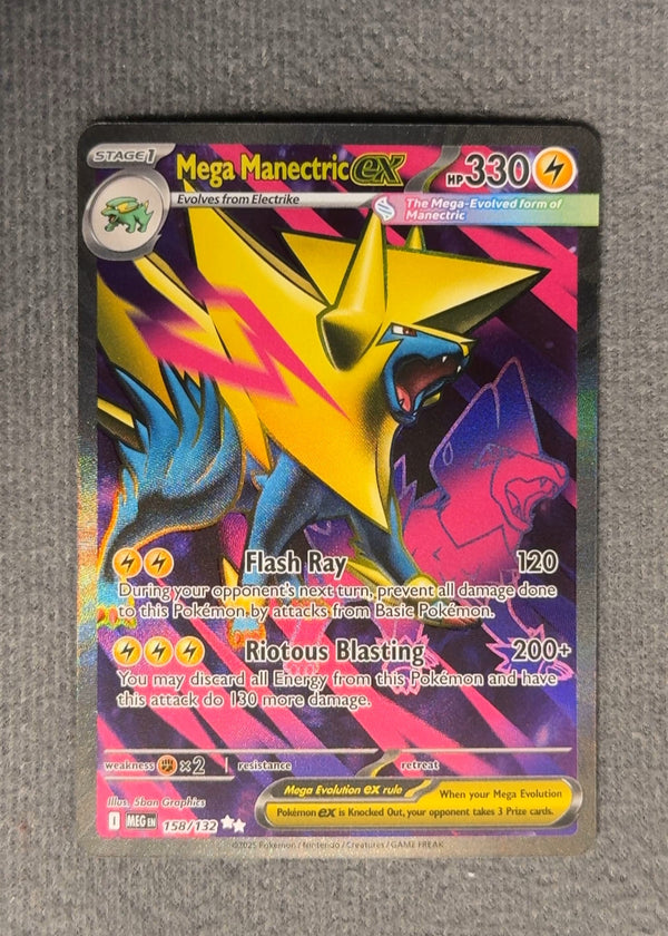 158 Mega Manectric ex Mega Evolution Ultra Rare NM