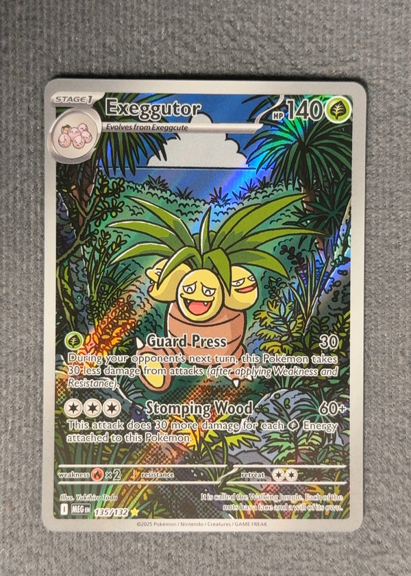 135 Exeggutor Mega Evolution Illustration Rare NM