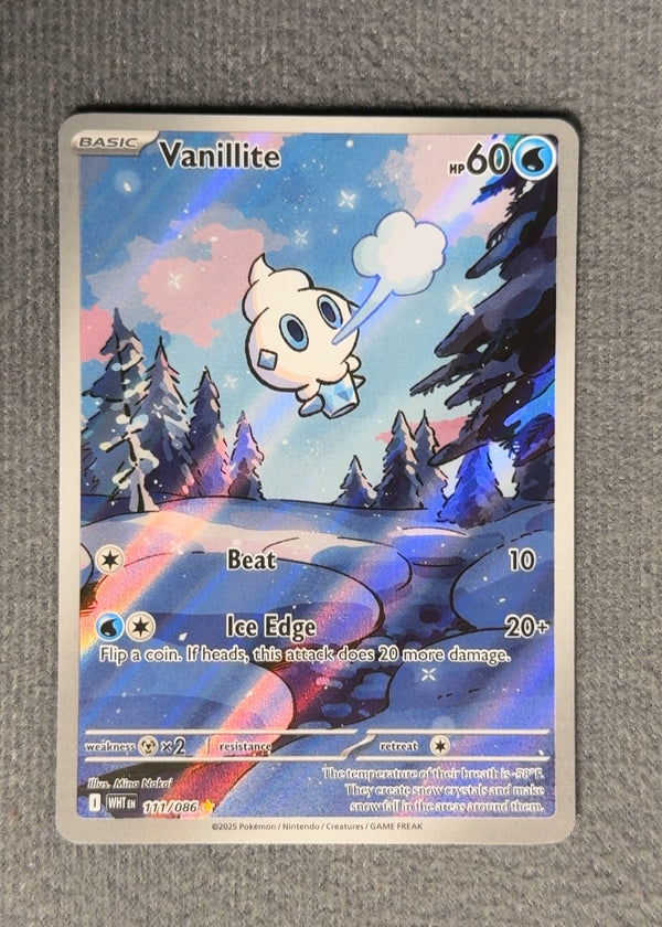 111 Vanillite White Flare Illustration Rare NM