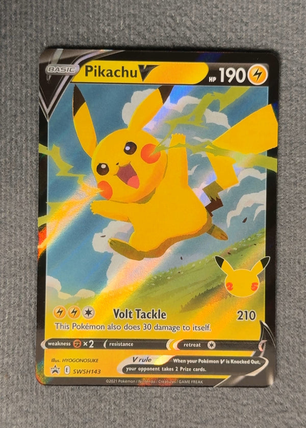 SWSH143 Pikachu V SWSH Black Star Promos Promo NM