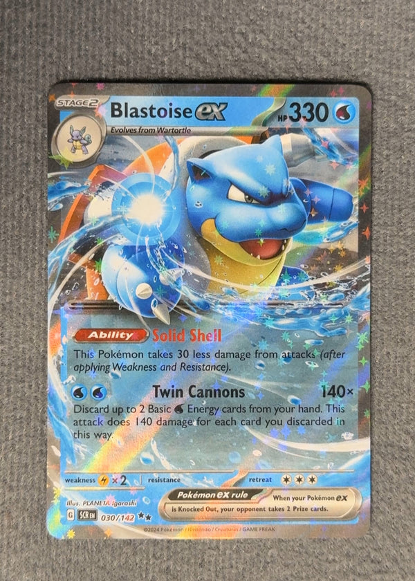 030 Blastoise ex Stellar Crown Double Rare NM