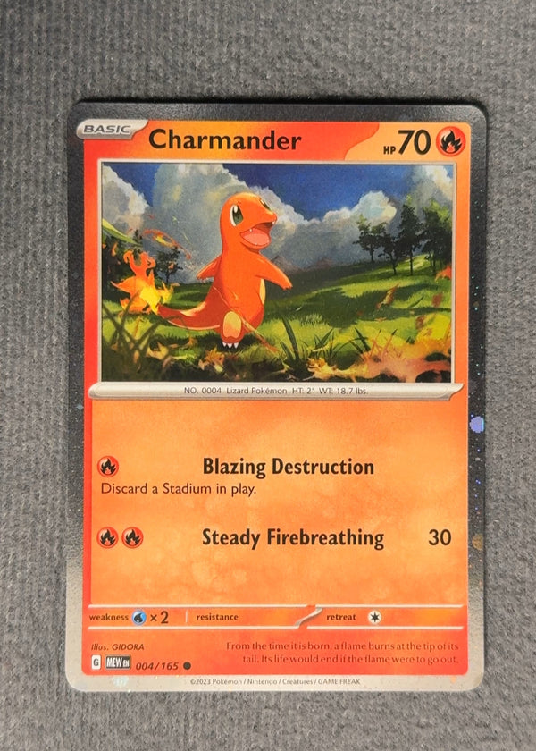 004 Charmander [Cosmos Holo] Scarlet & Violet 151 Common NM