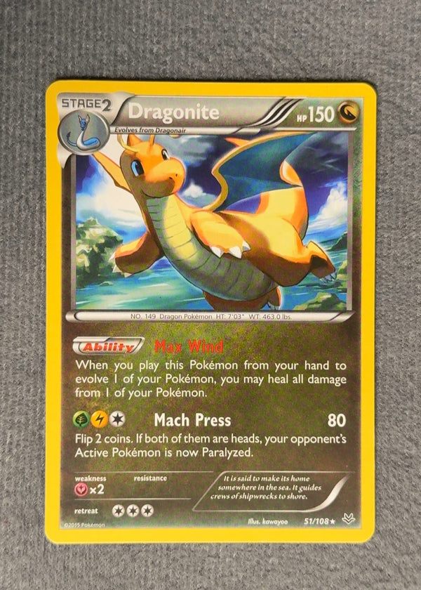 051 Dragonite [Reverse Holo] Roaring Skies Rare HP