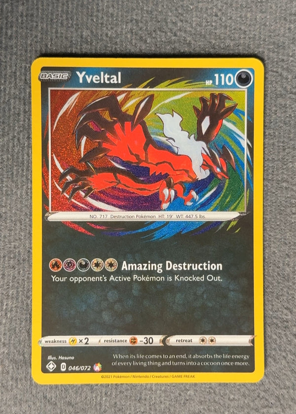 046 Yveltal Shining Fates Amazing Rare NM