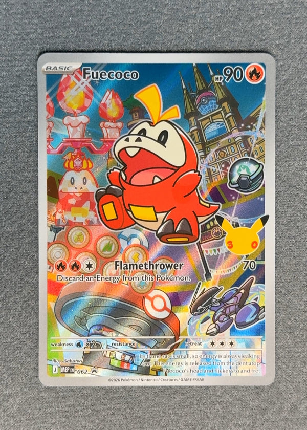 062 Fuecoco [30th Anniversary] ME Black Star Promos Promo NM