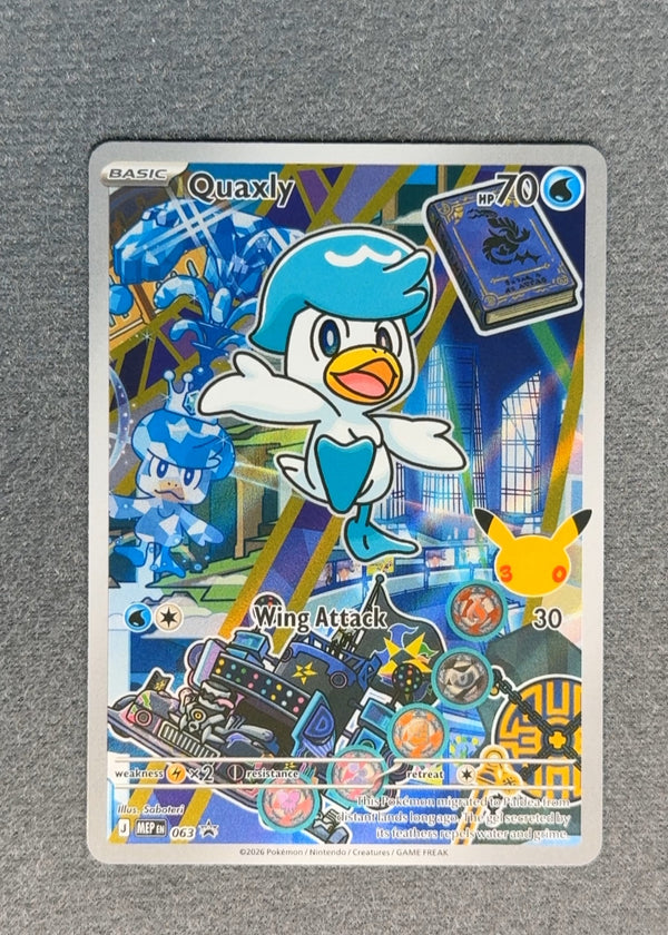 063 Quaxly [30th Anniversary] ME Black Star Promos Promo NM