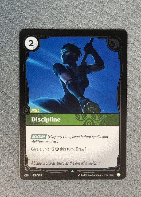 058 Discipline [Foil] Origins Uncommon NM