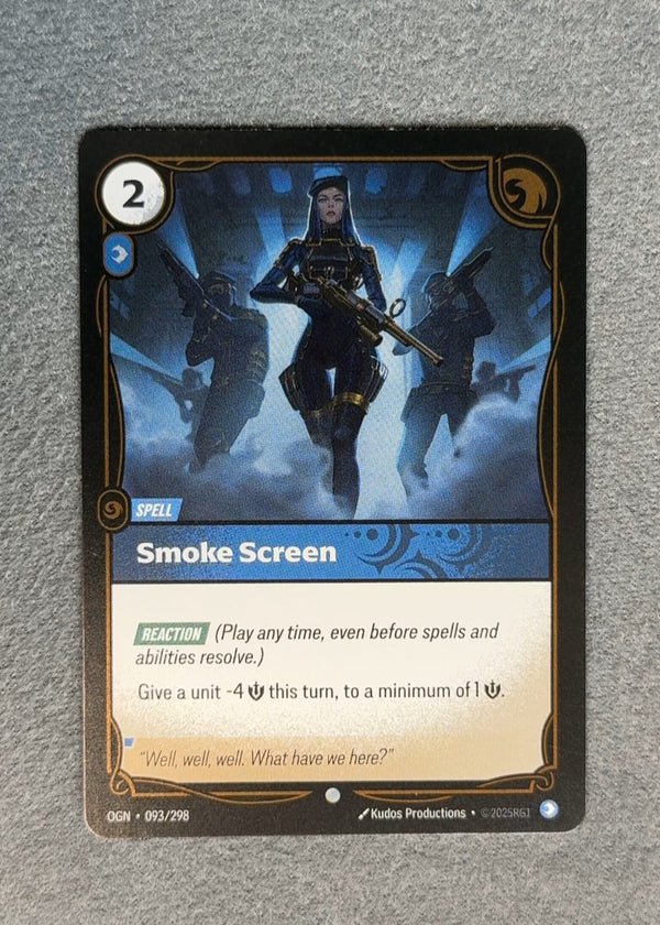 093 Smoke Screen [Foil] Origins Common NM