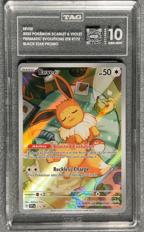 173 Eevee SV Black Star Promos Promo TAG 10