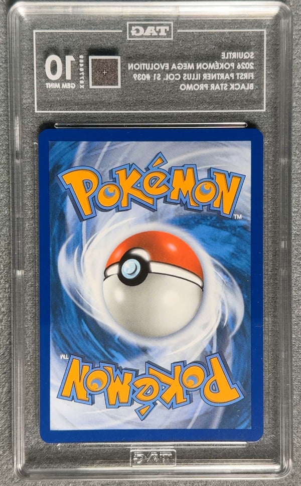 039 Squirtle [30th Anniversary] ME Black Star Promos Promo TAG 10