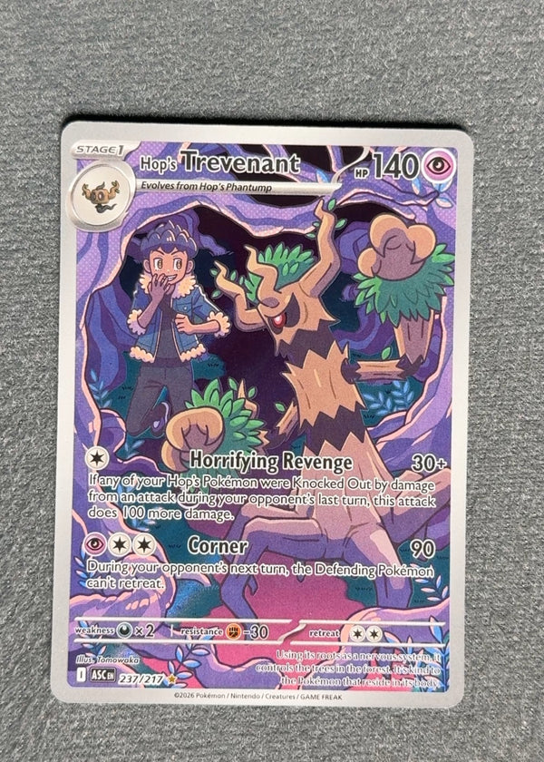 237 Hop's Trevenant Ascended Heroes Illustration Rare NM