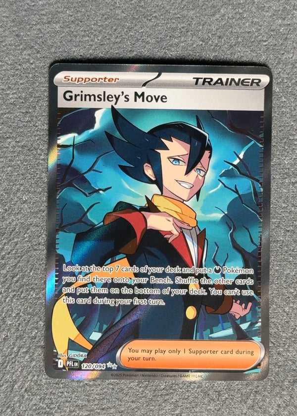 120 Grimsley's Move Phantasmal Flames Ultra Rare NM