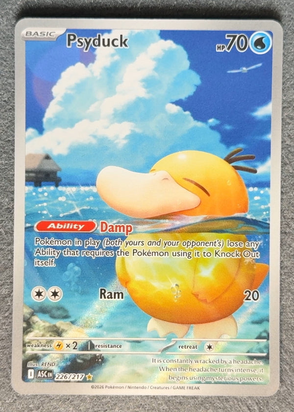 226 Psyduck Ascended Heroes Illustration Rare NM