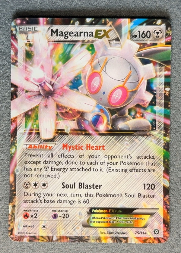 075 Magearna-EX Steam Siege Rare Holo EX HP