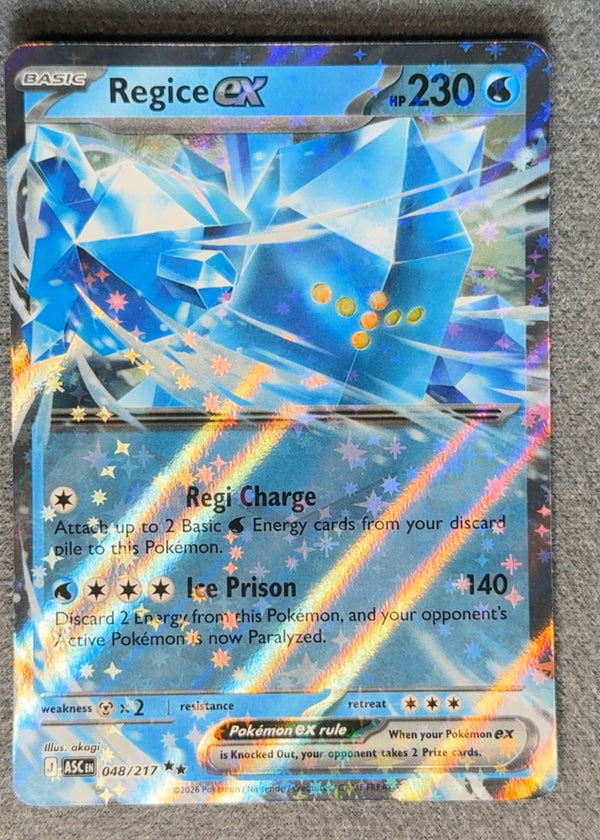 048 Regice ex Ascended Heroes Double Rare NM