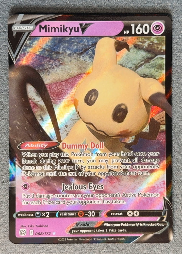 068 Mimikyu V Brilliant Stars Holo Rare V NM