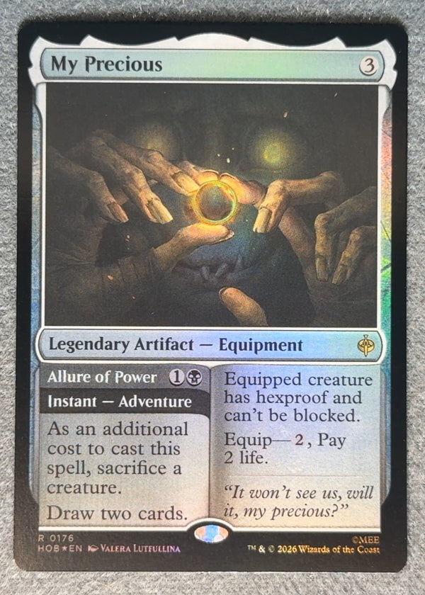 176 My Precious // Allure of Power [Foil] The Hobbit Rare Foil NM