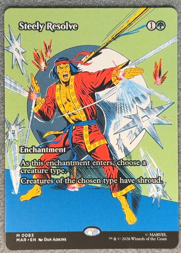 083 Steely Resolve Marvel Universe Mythic Normal NM