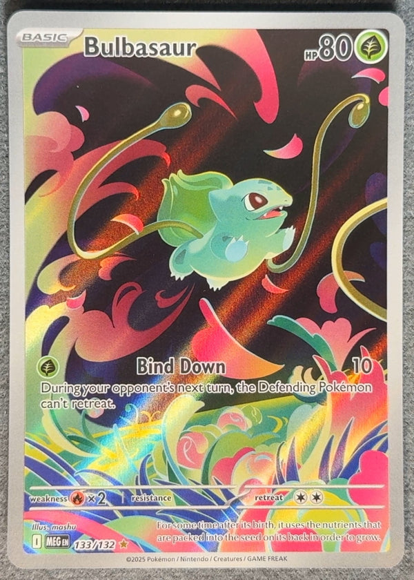 133 Bulbasaur Mega Evolution Illustration Rare NM
