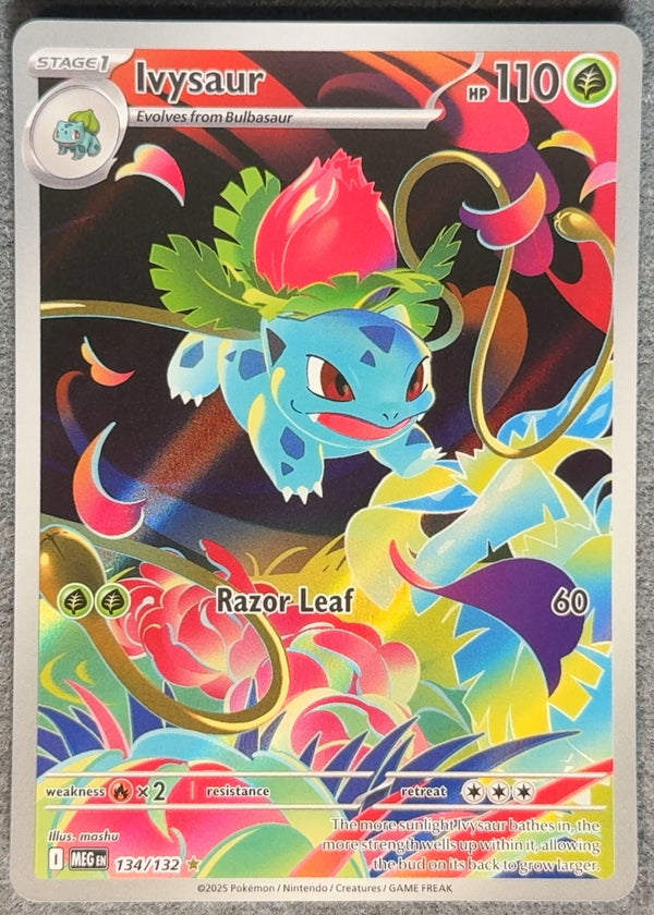 134 Ivysaur Mega Evolution Illustration Rare NM