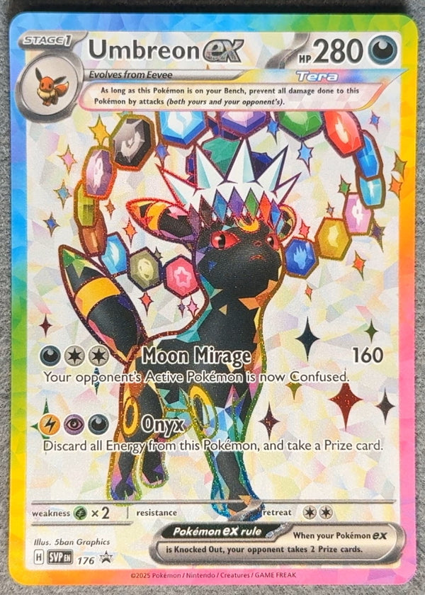 176 Umbreon ex SV Black Star Promos Promo NM