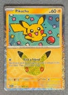 029 Pikachu 30th Celebration Pikachu Rare NM