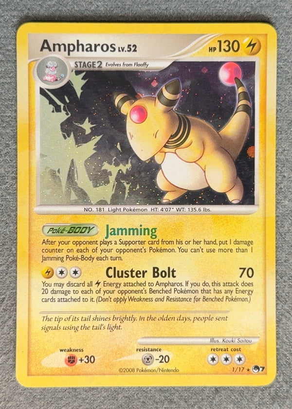 001 Ampharos POP Series 7 Rare LP