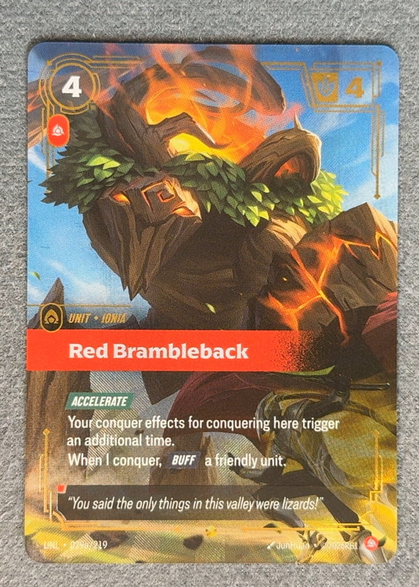 29a Red Brambleback [Alternate Art] Unleashed Showcase NM
